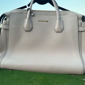 Michael Kors Light Blush Pink Handbag with gold hardware